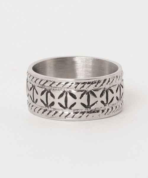 Vaya Con Dios（ヴァヤコンディオス）の「【VayaConDios/ヴァヤコンディオス】ステンレス製 トライバル 民族風リング（リング・メンズ・ブラック/シルバー/ゴールド・#21/#17/#19）」の4枚目の写真