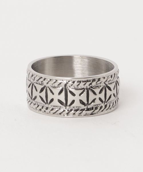 Vaya Con Dios（ヴァヤコンディオス）の「【VayaConDios/ヴァヤコンディオス】ステンレス製 トライバル 民族風リング（リング・メンズ・ブラック/シルバー/ゴールド・#21/#17/#19）」の6枚目の写真