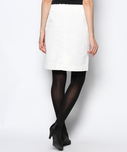 green label relaxing（グリーンレーベルリラクシング）の「GC C/PU CODE ゴムスカート（スカート・レディース・オフホワイト/オリーブ/ネイビー・フリー）」の4枚目の写真