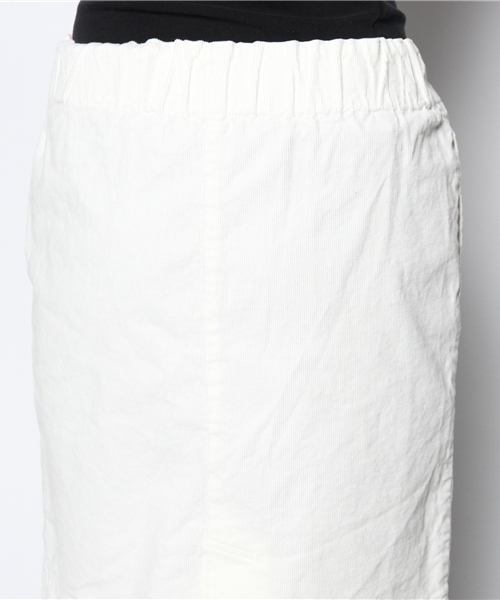 green label relaxing（グリーンレーベルリラクシング）の「GC C/PU CODE ゴムスカート（スカート・レディース・オフホワイト/オリーブ/ネイビー・フリー）」の6枚目の写真