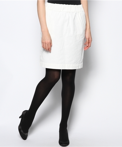 green label relaxing（グリーンレーベルリラクシング）の「GC C/PU CODE ゴムスカート（スカート・レディース・オフホワイト/オリーブ/ネイビー・フリー）」の13枚目の写真