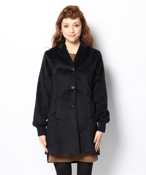 Kastane（カスタネ）の「【Kastane】テーラードカラーコート（その他アウター・レディース・キャメル/ネイビー/グリーン・1/2）」の12枚目の写真