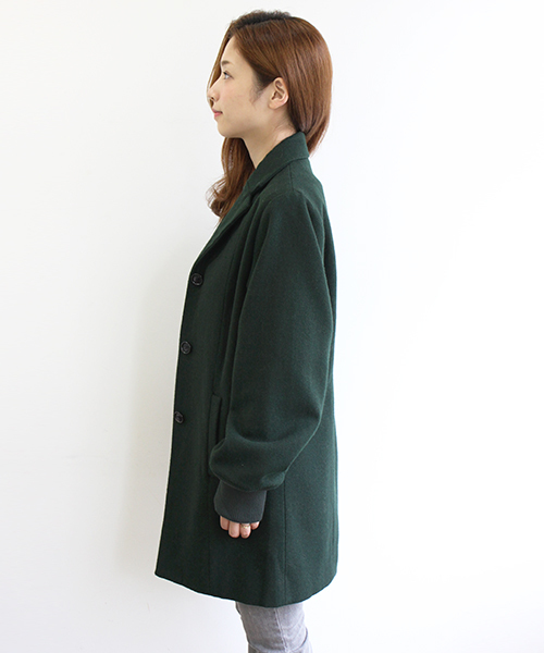 Kastane（カスタネ）の「【Kastane】テーラードカラーコート（その他アウター・レディース・キャメル/ネイビー/グリーン・1/2）」の19枚目の写真