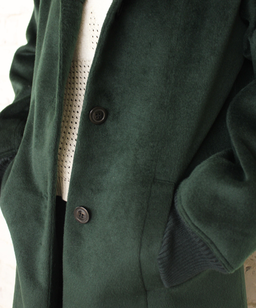 Kastane（カスタネ）の「【Kastane】テーラードカラーコート（その他アウター・レディース・キャメル/ネイビー/グリーン・1/2）」の17枚目の写真