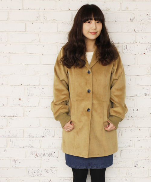 Kastane（カスタネ）の「【Kastane】テーラードカラーコート（その他アウター・レディース・キャメル/ネイビー/グリーン・1/2）」の15枚目の写真