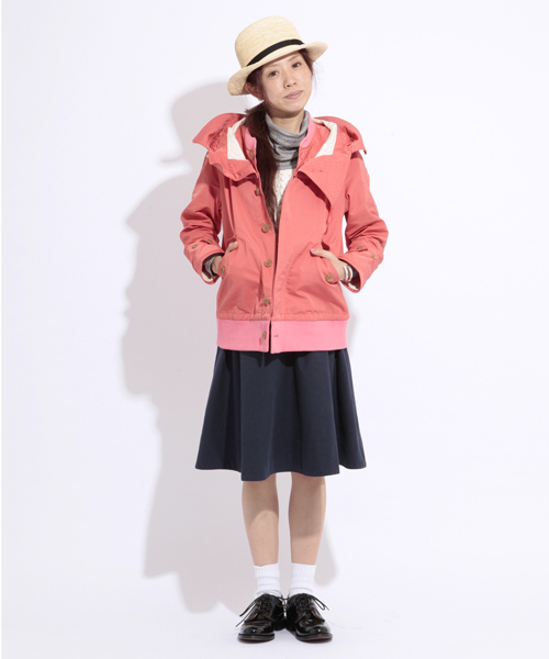 BEAMS BOY(ビームスボーイ)の「BEAMS BOY / サージフレア ミディアムスカート(スカート・レディース・グリーン系その他/ネイビー・0/1)」の8枚目の写真