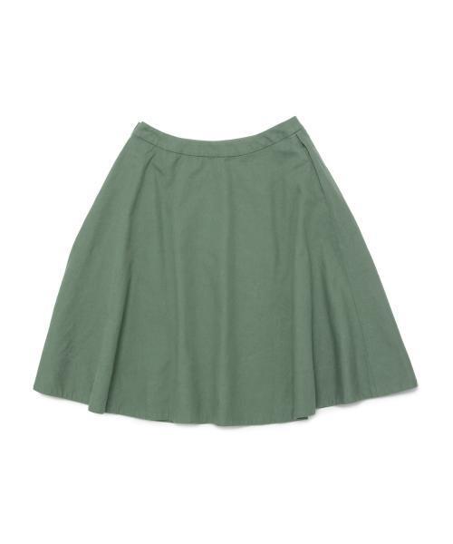 BEAMS BOY(ビームスボーイ)の「BEAMS BOY / サージフレア ミディアムスカート(スカート・レディース・グリーン系その他/ネイビー・0/1)」の7枚目の写真