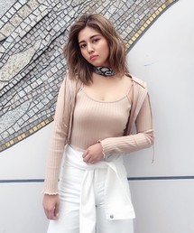 EGOIST | メローヘムショートセットTOP(Tシャツ/カットソー)