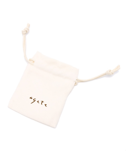 agete（アガット）の「K10ブレスレット（10141114006）（ブレスレット・レディース・ホワイト系その他・FREE）」の3枚目の写真