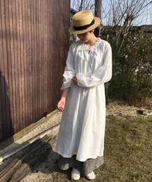 CERCA - FASHION�i�`�F���J - �t�@�b�V�����j�́u�yarmoire*�z�R�b�g���J�b�g�{�C���܃t���������s�[�X�i�����s�[�X�j�v