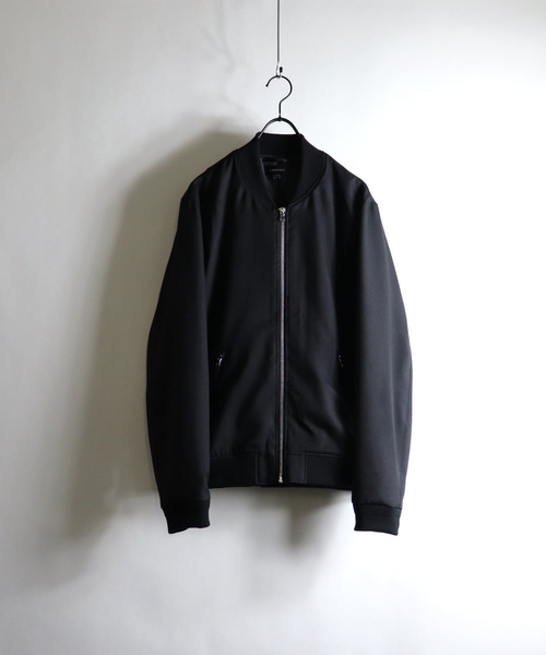 Confirm(コンファーム)の「Confirm / コンファーム カチオンリブブルゾン(ブルゾン・メンズ・ブラック/ベージュ/グレー/ネイビー・M/L)」の2枚目の写真