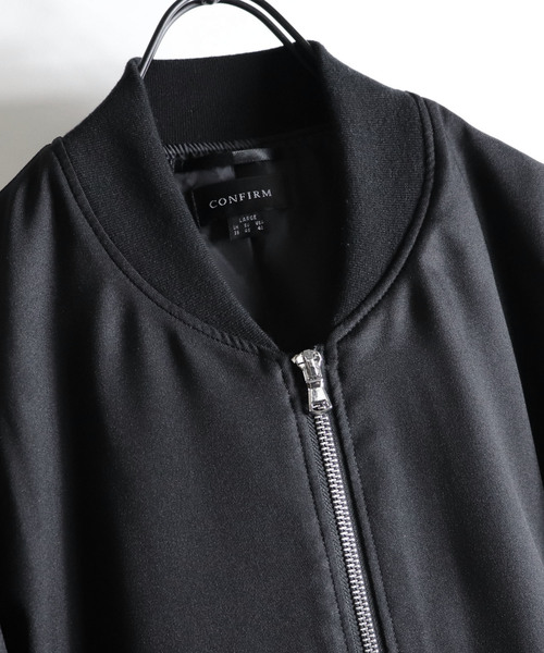 Confirm(コンファーム)の「Confirm / コンファーム カチオンリブブルゾン(ブルゾン・メンズ・ブラック/ベージュ/グレー/ネイビー・M/L)」の11枚目の写真
