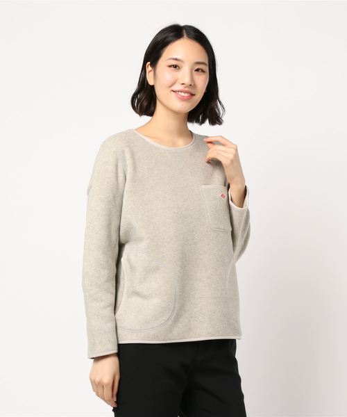 DANTON（ダントン）の「2020秋冬【DANTON / ダントン】FLEECE CREW NECK（ニット/セーター・レディース・ブラック/ブラウン/ベージュ系その他・34/36/38）」の3枚目の写真