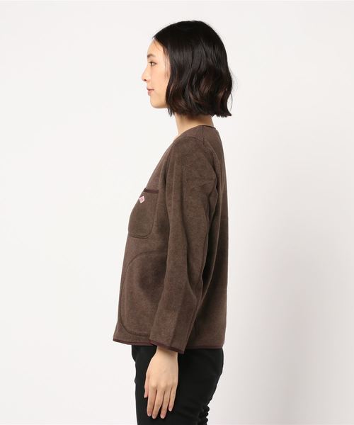 DANTON（ダントン）の「2020秋冬【DANTON / ダントン】FLEECE CREW NECK（ニット/セーター・レディース・ブラック/ブラウン/ベージュ系その他・34/36/38）」の4枚目の写真