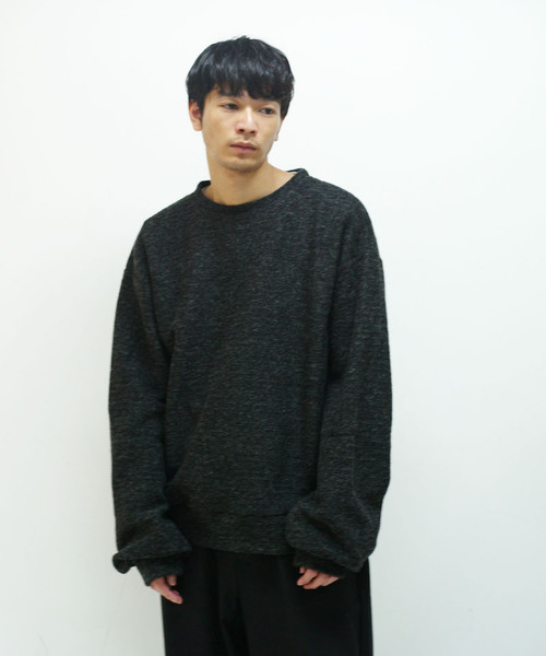 my beautiful landlet(マイビューティフルランドレット)の「my beautiful landret Sliver blending Crew Knit(ニット/セーター・メンズ・グレー/チャコールグレー・S/M)」の2枚目の写真