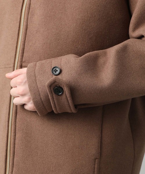 JUNRED（ジュンレッド）の「ウールブレンドジップアップブルゾン（ブルゾン・メンズ・ブラック/ベージュ/パープル・S/M/L）」の18枚目の写真