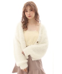 one after another NICE CLAUP | フェザーニットカーディガン(カーディガン/ボレロ)