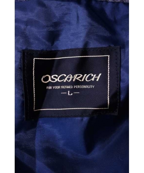 ブランド古着】OSCARICH チェック柄 ウールガウンコート（その他