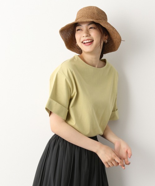 GLOBAL WORK(グローバルワーク)の「USAコットンBIG-T/871751(Tシャツ/カットソー)」|イエロー