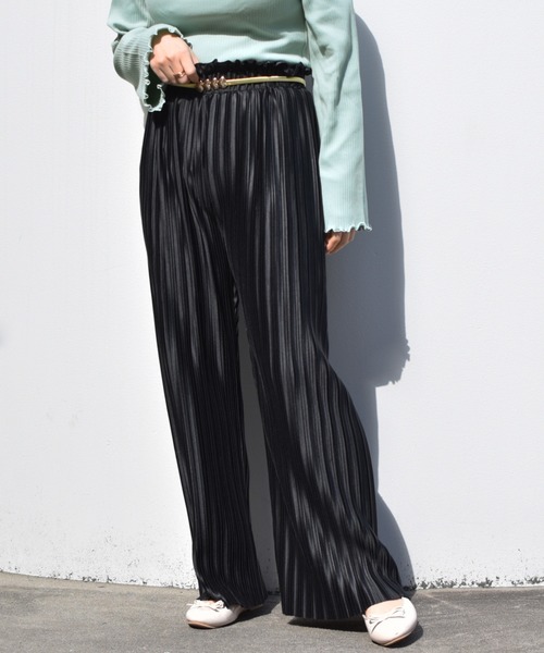 PairPair（ペアペア）の「プリーツパンツ（その他パンツ・レディース・ブラック/スモークピンク/ライトベージュ・FREE）」の12枚目の写真