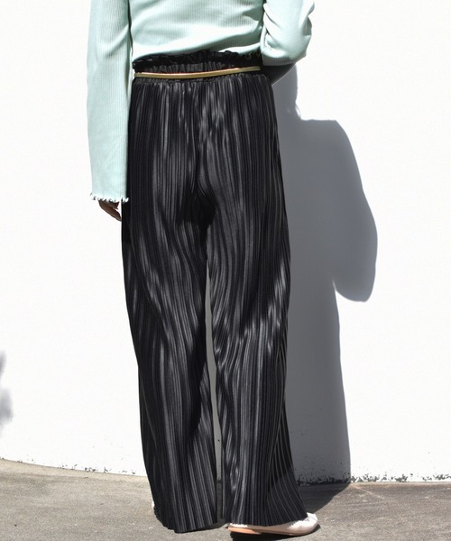 PairPair（ペアペア）の「プリーツパンツ（その他パンツ・レディース・ブラック/スモークピンク/ライトベージュ・FREE）」の14枚目の写真