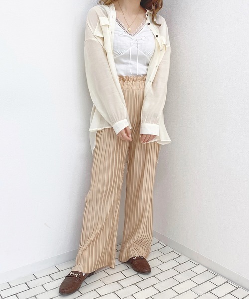 PairPair（ペアペア）の「プリーツパンツ（その他パンツ・レディース・ブラック/スモークピンク/ライトベージュ・FREE）」の7枚目の写真