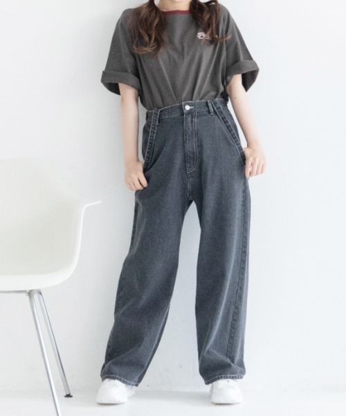 Mysa&Liina（ミーサリーナ）の「バックレースデニムパンツ（デニムパンツ・レディース・ブルー/オフホワイト/サックスブルー/ベージュ/ブラウン/ブラック・M）」の20枚目の写真