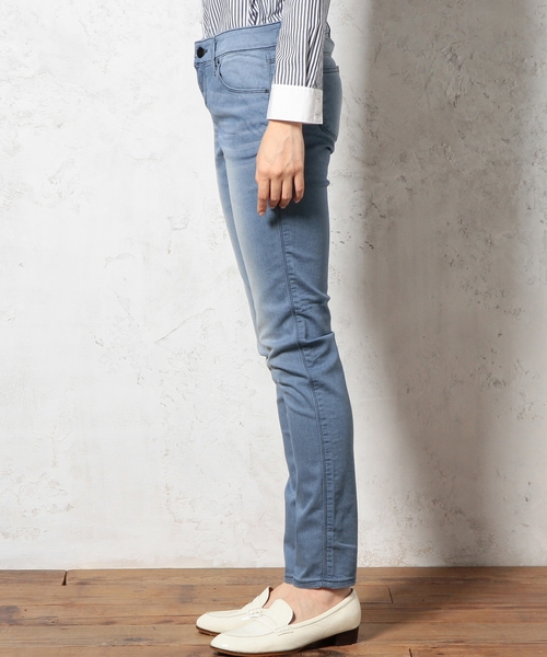 Lee（リー）の「LEE（リー） DENIM JEGGINGSパンツ（デニムパンツ・レディース・ライトブルー/ネイビー・X-SMALL/MEDIUM/SMALL）」の4枚目の写真