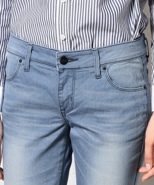 Lee（リー）の「LEE（リー） DENIM JEGGINGSパンツ（デニムパンツ・レディース・ライトブルー/ネイビー・X-SMALL/MEDIUM/SMALL）」の6枚目の写真