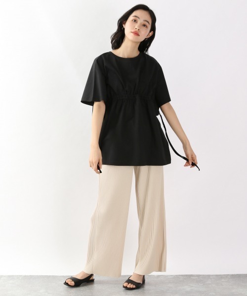 LOWRYS FARM(ローリーズファーム)の「ドロストプルオーバー 880104(Tシャツ/カットソー・レディース・ブラック/ブラウン/アイボリー・FREE)」の9枚目の写真