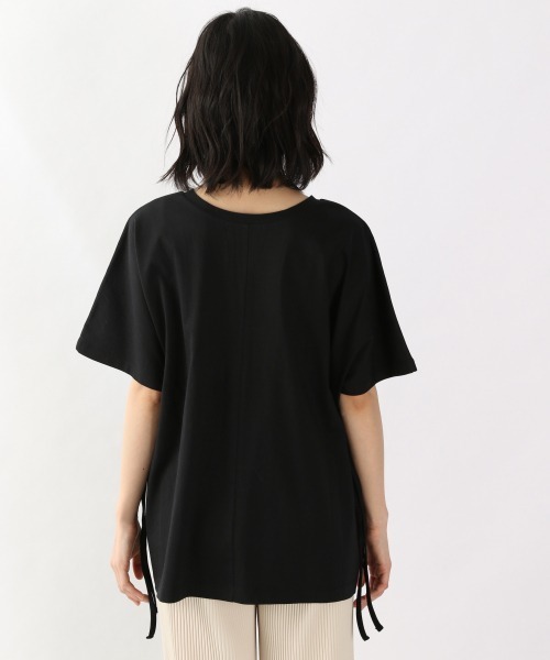 LOWRYS FARM(ローリーズファーム)の「ドロストプルオーバー 880104(Tシャツ/カットソー・レディース・ブラック/ブラウン/アイボリー・FREE)」の4枚目の写真