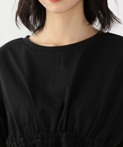 LOWRYS FARM(ローリーズファーム)の「ドロストプルオーバー 880104(Tシャツ/カットソー・レディース・ブラック/ブラウン/アイボリー・FREE)」の6枚目の写真