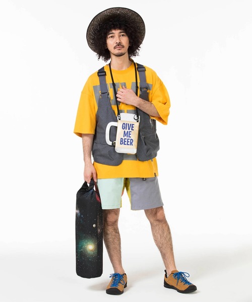 新品 go slow caravan ベスト フェスト ゴースロー キャラバン go slow caravan ベスト ゴースローキャラバン リバーシブル ナイロン