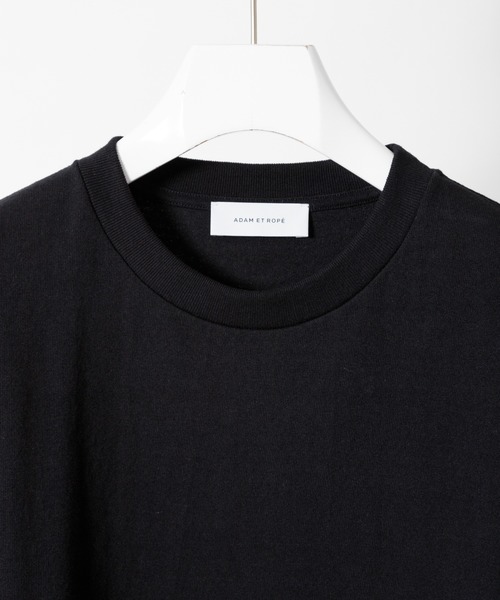 ADAM ET ROPE'（アダムエロペ）の「〈WEB・一部店舗限定〉ヘビーウェイト ドロップショルダー L/S Tee（Tシャツ/カットソー・メンズ・ホワイト/ブラック/ベージュ・M/L）」の9枚目の写真