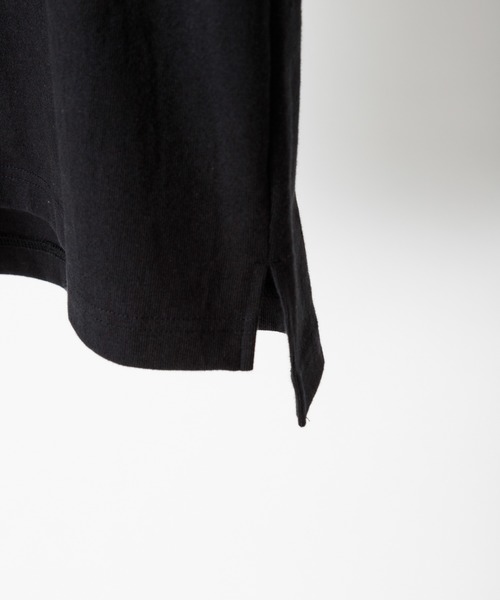 ADAM ET ROPE'（アダムエロペ）の「〈WEB・一部店舗限定〉ヘビーウェイト ドロップショルダー L/S Tee（Tシャツ/カットソー・メンズ・ホワイト/ブラック/ベージュ・M/L）」の5枚目の写真