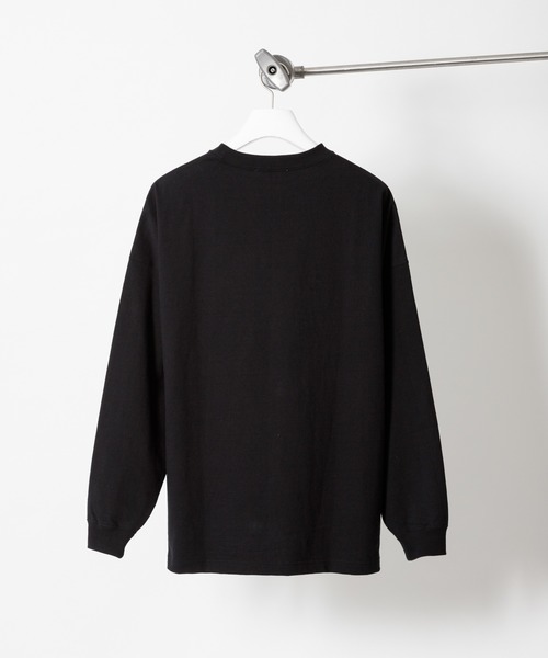 ADAM ET ROPE'（アダムエロペ）の「〈WEB・一部店舗限定〉ヘビーウェイト ドロップショルダー L/S Tee（Tシャツ/カットソー・メンズ・ホワイト/ブラック/ベージュ・M/L）」の10枚目の写真