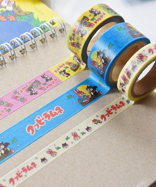 クッピーラムネ〉パッケージ柄 キャラクター マスキングテープ18mm
