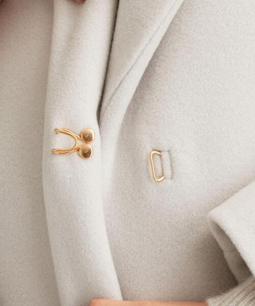 green label relaxing（グリーンレーベルリラクシング）の「[ FAbRICA ] ◆ FFC ロング チェスター コート（チェスターコート・レディース・ロイヤルブルー/ネイビー/モカ/オフホワイト/ナチュラル/ワインレッド・38/42/40/44/34/36）」の20枚目の写真