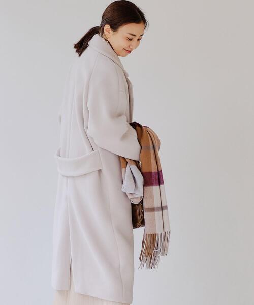 green label relaxing（グリーンレーベルリラクシング）の「[ FAbRICA ] ◆ FFC ロング チェスター コート（チェスターコート・レディース・ロイヤルブルー/ネイビー/モカ/オフホワイト/ナチュラル/ワインレッド・38/42/40/44/34/36）」の18枚目の写真