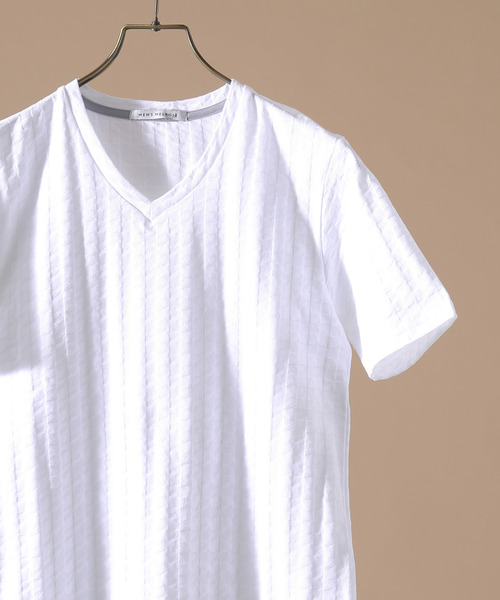 リンクスチドリVネックTシャツ