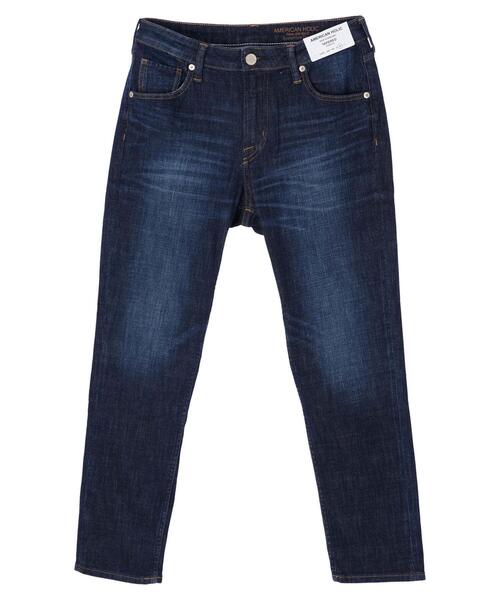AMERICAN HOLIC（アメリカンホリック）の「テーパードデニム　＊（デニムパンツ・レディース・インディゴブルー/ワンウォッシュ/ブラック/ライトインディゴブルー・S/M/L/XXS/XS）」の6枚目の写真