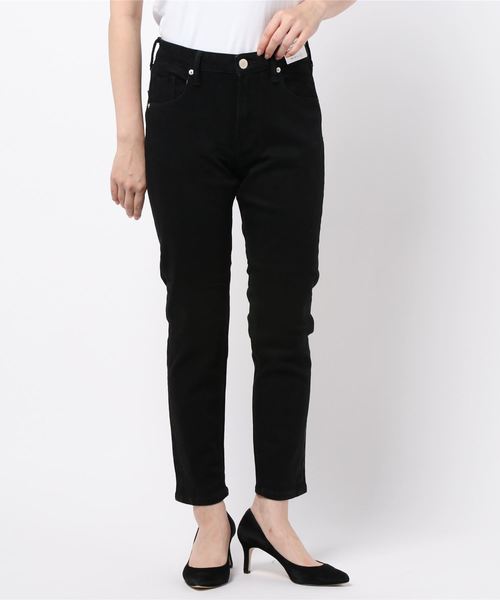 AMERICAN HOLIC（アメリカンホリック）の「テーパードデニム　＊（デニムパンツ・レディース・インディゴブルー/ワンウォッシュ/ブラック/ライトインディゴブルー・S/M/L/XXS/XS）」の17枚目の写真