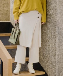 Andemiu | レイヤードニットパンツ916486(その他パンツ)