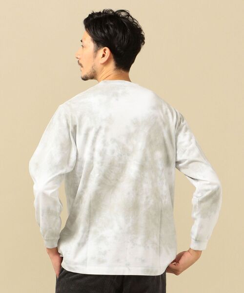 SHIPS(シップス)の「SC: SCREEN STARS タイダイ ロングスリーブ Tシャツ (ロンT)(Tシャツ/カットソー・メンズ・ライトグレー/ピンク/ライトブルー・MEDIUM/LARGE/SMALL)」の6枚目の写真