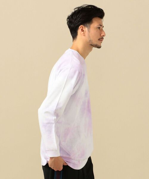 SHIPS(シップス)の「SC: SCREEN STARS タイダイ ロングスリーブ Tシャツ (ロンT)(Tシャツ/カットソー・メンズ・ライトグレー/ピンク/ライトブルー・MEDIUM/LARGE/SMALL)」の11枚目の写真