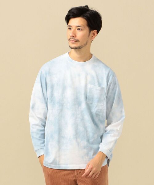 SHIPS(シップス)の「SC: SCREEN STARS タイダイ ロングスリーブ Tシャツ (ロンT)(Tシャツ/カットソー・メンズ・ライトグレー/ピンク/ライトブルー・MEDIUM/LARGE/SMALL)」の12枚目の写真