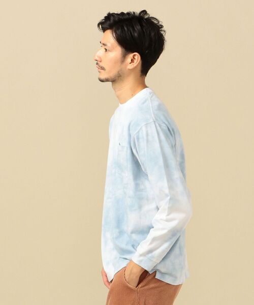 SHIPS(シップス)の「SC: SCREEN STARS タイダイ ロングスリーブ Tシャツ (ロンT)(Tシャツ/カットソー・メンズ・ライトグレー/ピンク/ライトブルー・MEDIUM/LARGE/SMALL)」の13枚目の写真