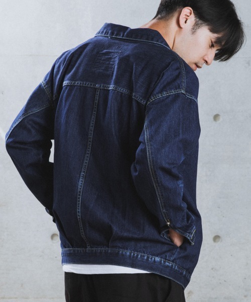 Rehacer Aging Wide Tuck Denim Jacket エイジング ワイドタック デニムジャケット デニムジャケット Rehacer レアセル のファッション通販 Zozotown