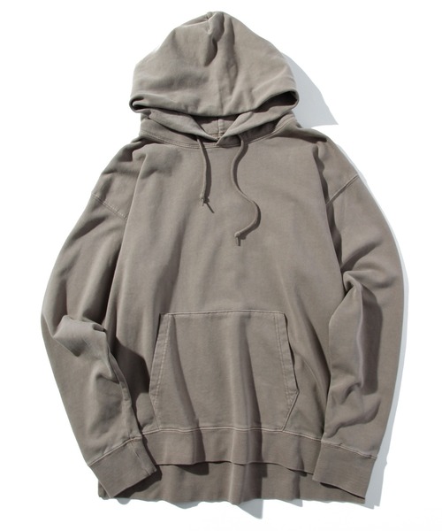 INASTUDIOS ZOO(イーナストゥディオスズー)の「「INASTUDIOS SELECT」ピグメント プルオーバーパーカー(パーカー・メンズ・ホワイト/サンドベージュ/サックスブルー/グレー/モカ・LARGE/X-LARGE/MEDIUM)」の3枚目の写真