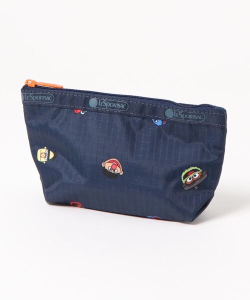 【新品】LeSportsac セサミストリート柄ポーチ ネイビー Amazon.co.jp: レスポートサック 3zip ポーチ セサミストリート